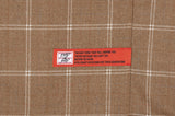 ベドインベド(BADINBAD) 3 BUTTON CHECK JACKET_BROWN