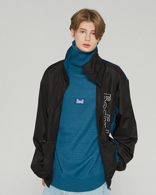 ベドインベド(BADINBAD) FRONT POCKET RACING JACKET_BLACK