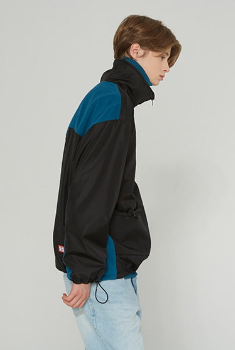 ベドインベド(BADINBAD) FRONT POCKET RACING JACKET_BLACK