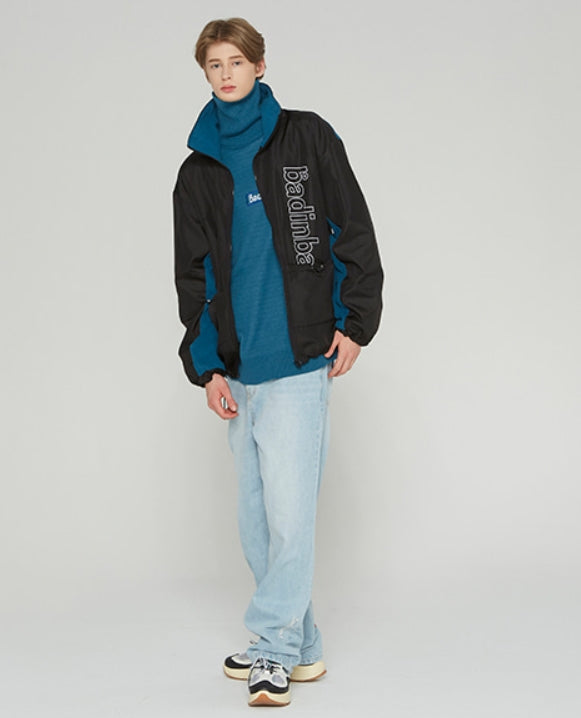 ベドインベド(BADINBAD) FRONT POCKET RACING JACKET_BLACK