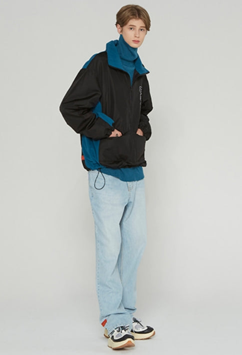 ベドインベド(BADINBAD) FRONT POCKET RACING JACKET_BLACK
