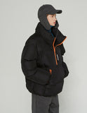 ベドインベド(BADINBAD) ALEUT PADDING ANORAK_BLACK