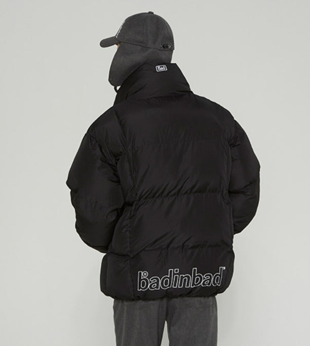 ベドインベド(BADINBAD) ALEUT PADDING ANORAK_BLACK