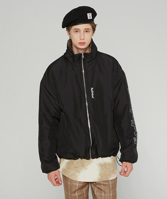 ベドインベド(BADINBAD) REVERSIBLE CHECK JACKET_BLACK