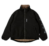 ベドインベド(BADINBAD) REVERSIBLE CHECK JACKET_BLACK