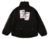 ベドインベド(BADINBAD) REVERSIBLE CHECK JACKET_BLACK