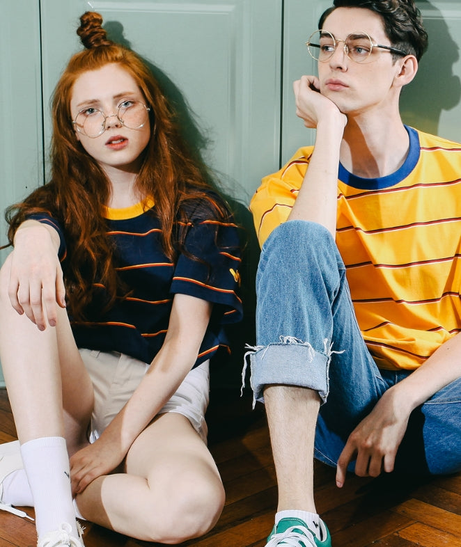 ダブルユーブイプロジェクト(WV PROJECT) DOUBLETHIN 1/2 SLEEVE (NAVY) JJST7094