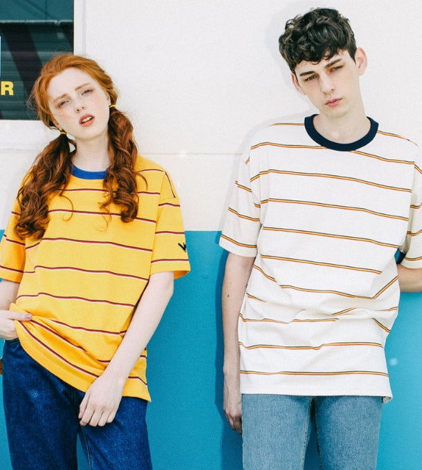 ダブルユーブイプロジェクト(WV PROJECT) DOUBLETHIN 1/2 SLEEVE (YELLOW) JJST7094