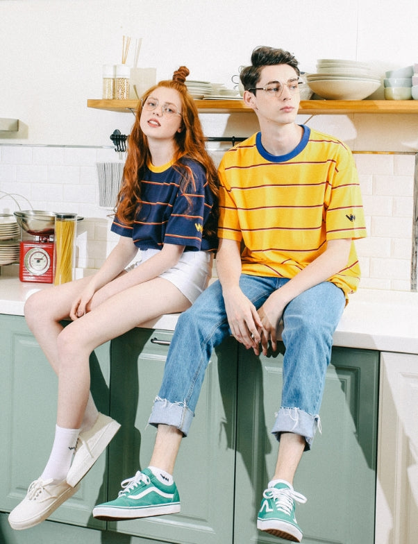 ダブルユーブイプロジェクト(WV PROJECT) DOUBLETHIN 1/2 SLEEVE (YELLOW) JJST7094