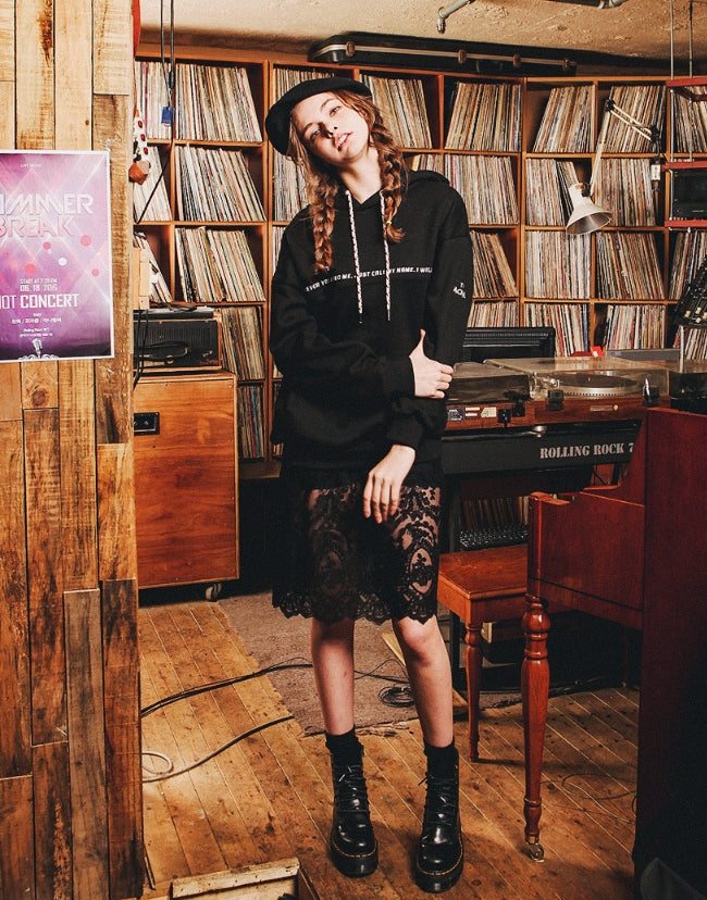 ダブルユーブイプロジェクト(WV PROJECT) THE JACKSON HOODIE BLACK JJHD7048