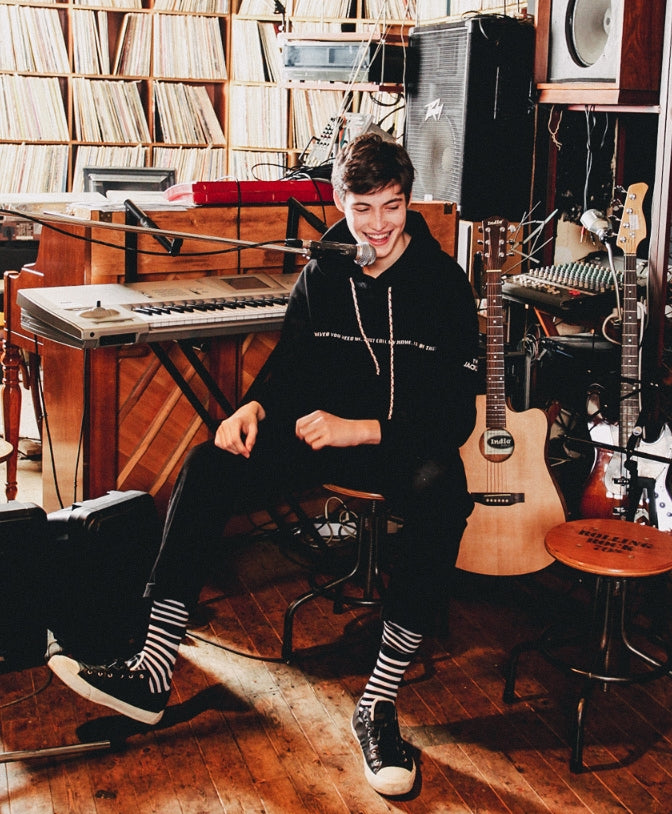 ダブルユーブイプロジェクト(WV PROJECT) THE JACKSON HOODIE BLACK JJHD7048