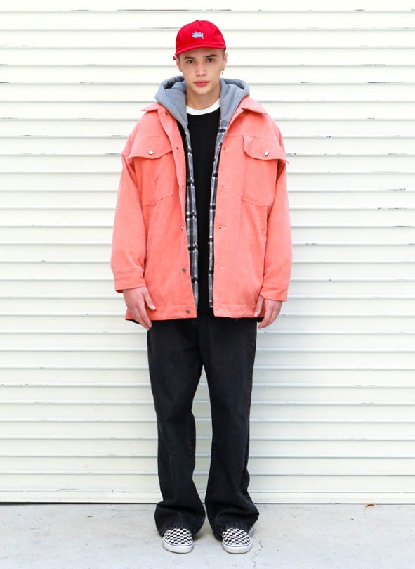 パーステップ(PERSTEP) Double Washing Over fit Jacket 4種 SMOT4209