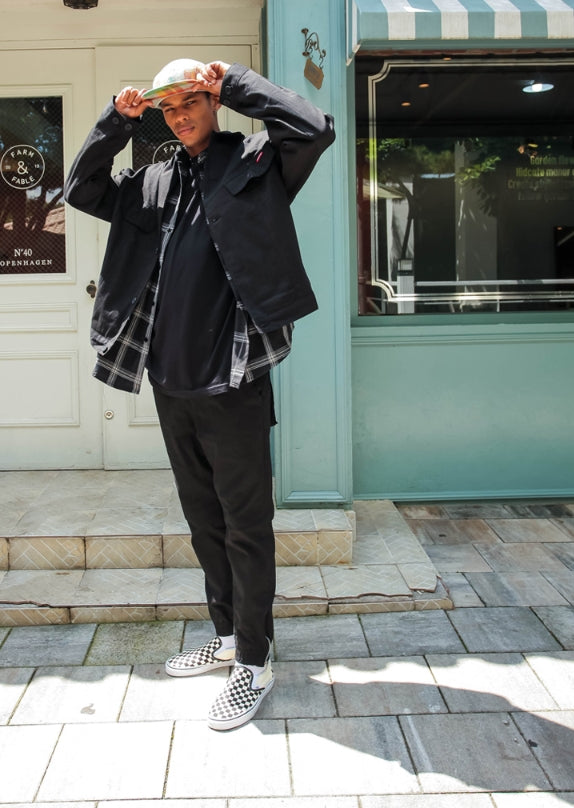 パーステップ(PERSTEP)  Mighty loose fit Check shirt KHLS4083