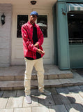 パーステップ(PERSTEP)  Mighty loose fit Check shirt KHLS4083