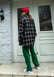 パーステップ(PERSTEP)  Mighty loose fit Check shirt KHLS4083