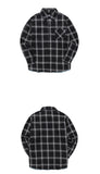 パーステップ(PERSTEP)  Mighty loose fit Check shirt KHLS4083