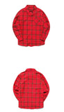 パーステップ(PERSTEP)  Mighty loose fit Check shirt KHLS4083