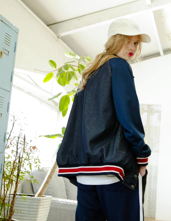 パーステップ(PERSTEP) Memory Denim Jumper 2color SMOT4056