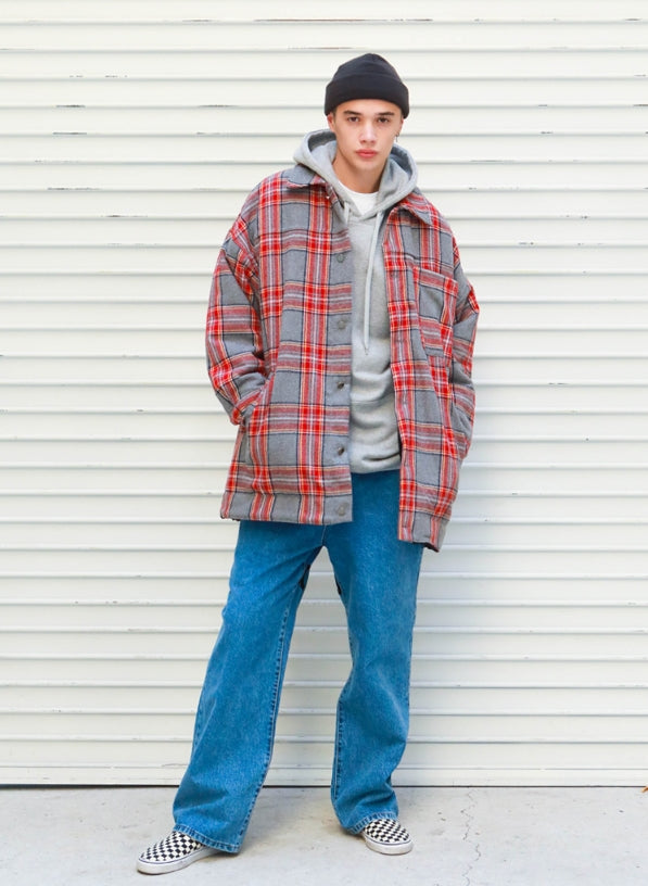 パーステップ(PERSTEP) GT Check Over fit Jacket 2color SMOT4210
