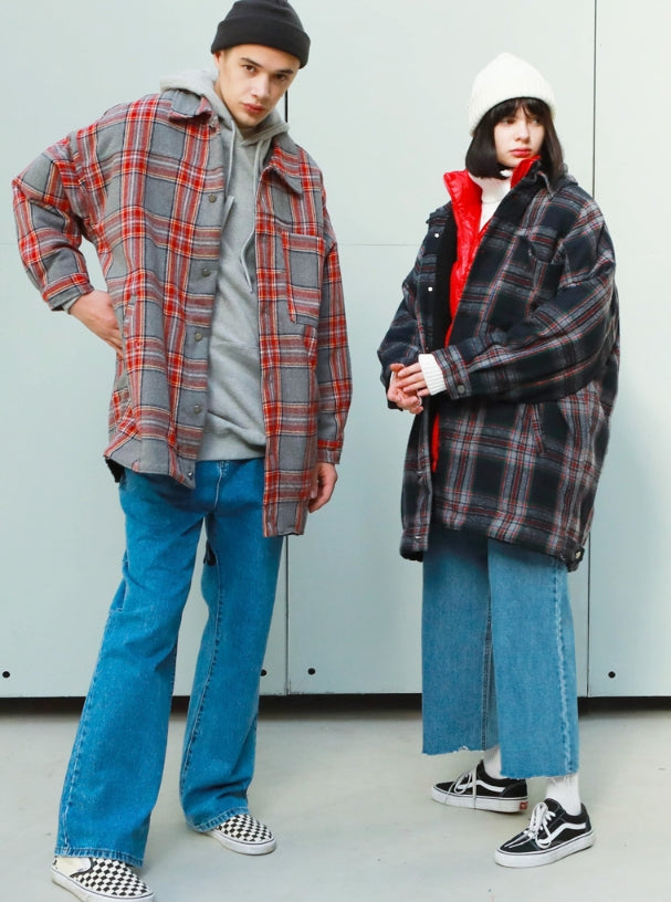 パーステップ(PERSTEP) GT Check Over fit Jacket 2color SMOT4210