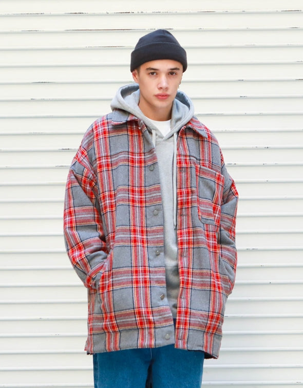 パーステップ(PERSTEP) GT Check Over fit Jacket 2color SMOT4210