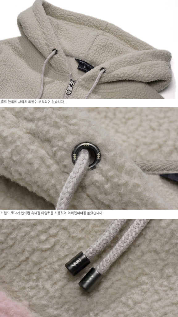 ダブルユーブイプロジェクト(WV PROJECT) Toycoco Boucle Anorak Beige SYOT7329