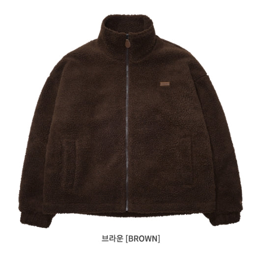 ダブルユーブイプロジェクト(WV PROJECT) MUFFIN WOOL JACKET BROWN MJJK7341