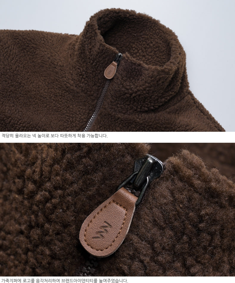 ダブルユーブイプロジェクト(WV PROJECT) MUFFIN WOOL JACKET BROWN MJJK7341