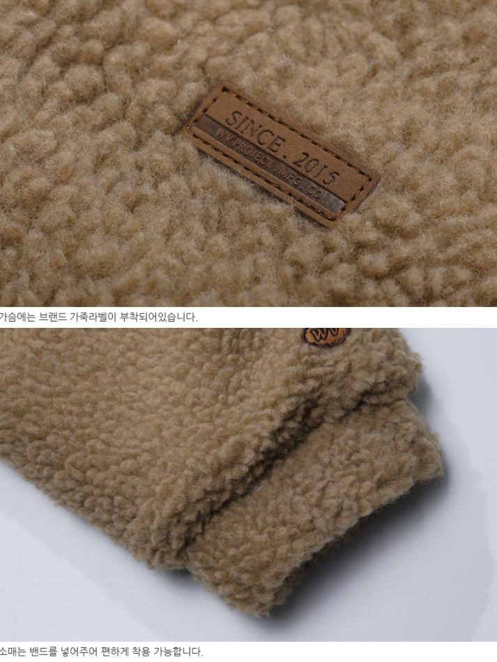 ダブルユーブイプロジェクト(WV PROJECT) MUFFIN WOOL JACKET DARKBEIGE MJJK7341