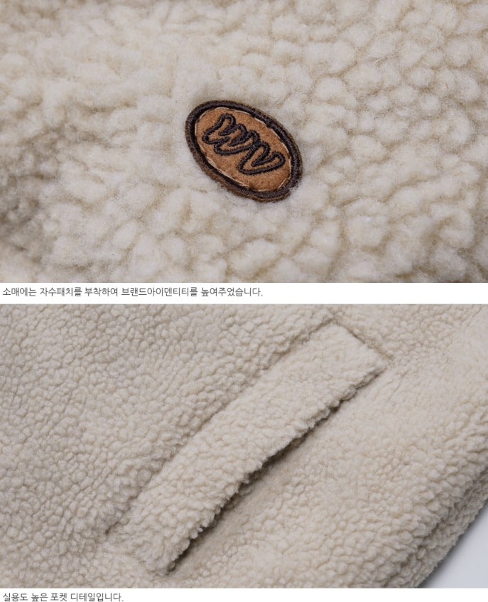 ダブルユーブイプロジェクト(WV PROJECT) MUFFIN WOOL JACKET BEIGE MJJK7341