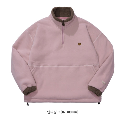 ダブルユーブイプロジェクト(WV PROJECT) RYA FLEECE ANORAK PINK MJMT7339