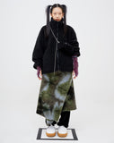 モアザンドープ (MORE THAN DOPE) Mono fluffy jacket (black)