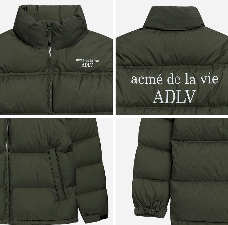 アクメドラビ(acme' de la vie) ADLV OVERSIZED SHORT PADDING KHAKI
