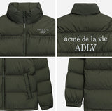 アクメドラビ(acme' de la vie) ADLV OVERSIZED SHORT PADDING KHAKI