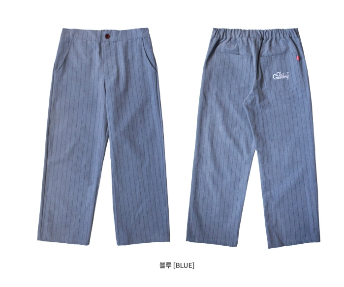 ダブルユーブイプロジェクト(WV PROJECT) Mama Banding Wide Pants BLUE JJLS7063