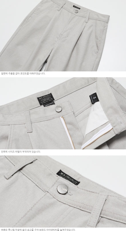ダブルユーブイプロジェクト(WV PROJECT) MODA WIDE PANTS GRAY MJLP7220