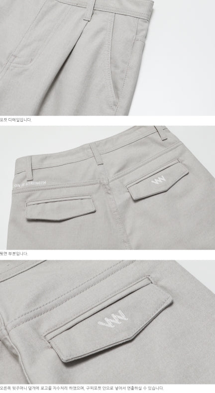 ダブルユーブイプロジェクト(WV PROJECT) MODA WIDE PANTS GRAY MJLP7220