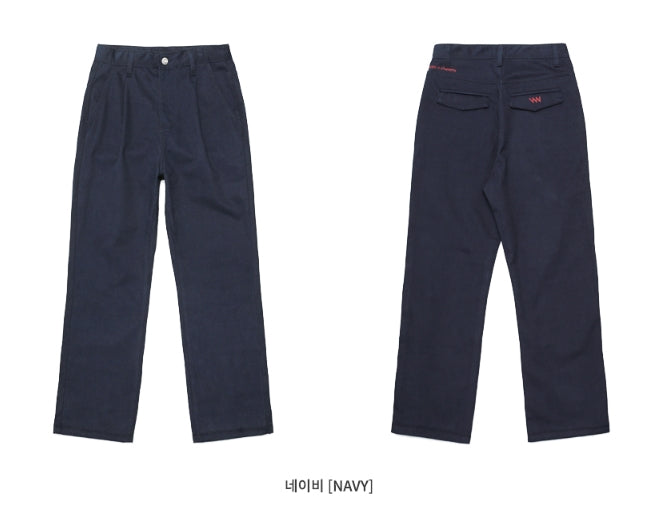 ダブルユーブイプロジェクト(WV PROJECT) MODA WIDE PANTS NAVY MJLP7220