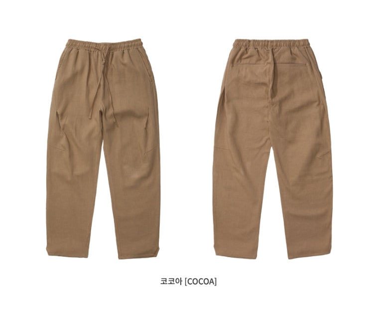ダブルユーブイプロジェクト(WV PROJECT)COSE LINEN PANTS COCOA MJLP7259