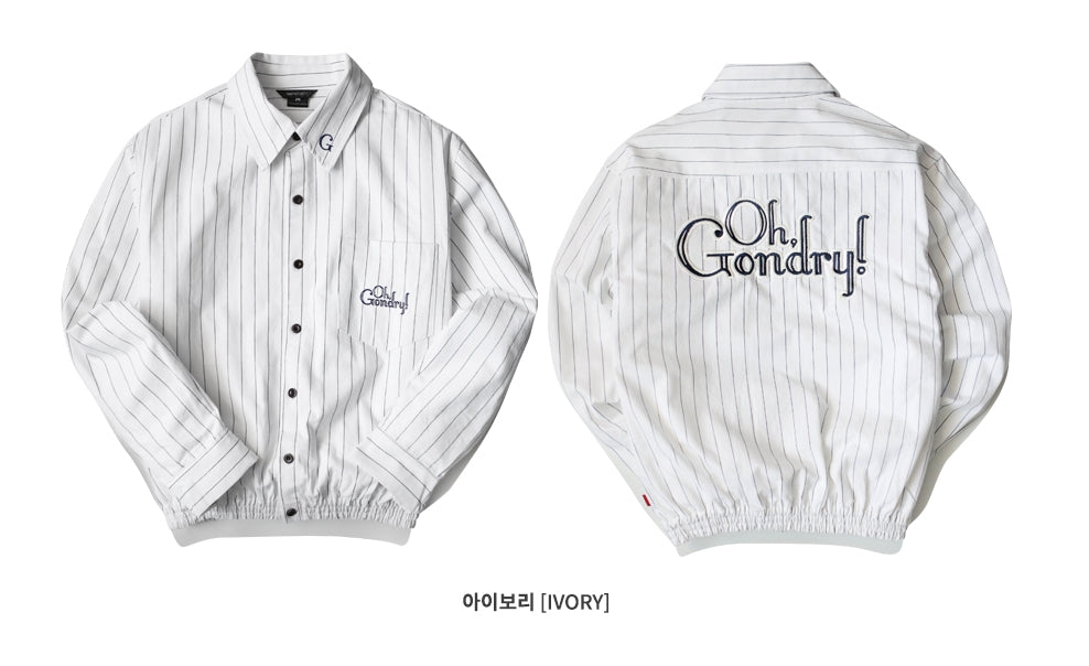 ダブルユーブイプロジェクト(WV PROJECT) PAPA BANDING SHIRT WHITE JJLS7062