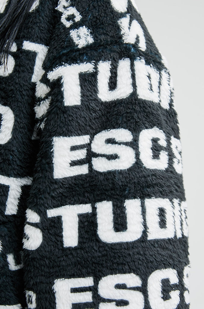 イーエスシースタジオ(ESC STUDIO) ESC pattern fleeced jacket