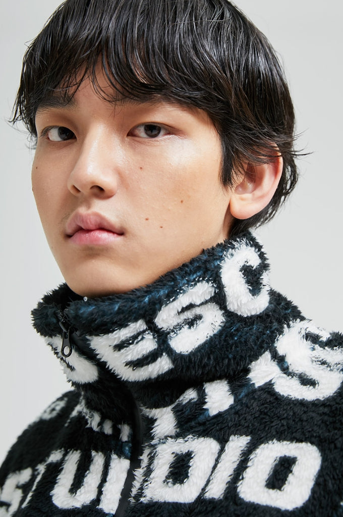 イーエスシースタジオ(ESC STUDIO) ESC pattern fleeced jacket