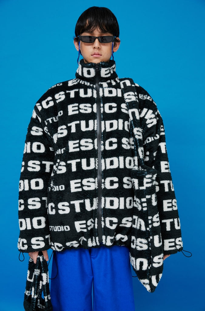 イーエスシースタジオ(ESC STUDIO) ESC pattern fleeced jacket
