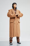 イーエスシースタジオ(ESC STUDIO) Over size double coat (camel)
