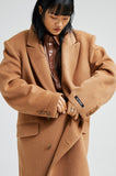 イーエスシースタジオ(ESC STUDIO) Over size double coat (camel)
