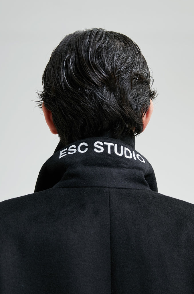 イーエスシースタジオ(ESC STUDIO)  Over size double coat (black)