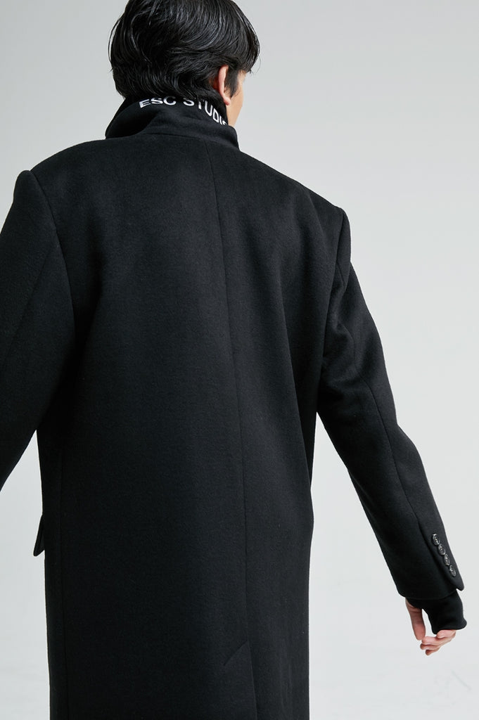 イーエスシースタジオ(ESC STUDIO)  Over size double coat (black)