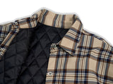 オーワイ(OY) PADDING SHIRTS-CHECK BEIGE