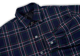 オーワイ(OY) PADDING SHIRTS-CHECK NAVY