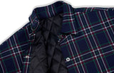 オーワイ(OY) PADDING SHIRTS-CHECK NAVY